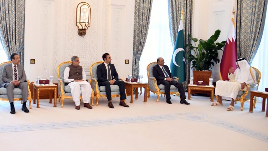 President meets Emir of Qatar, welcomes Pak-Saudi defense agreement