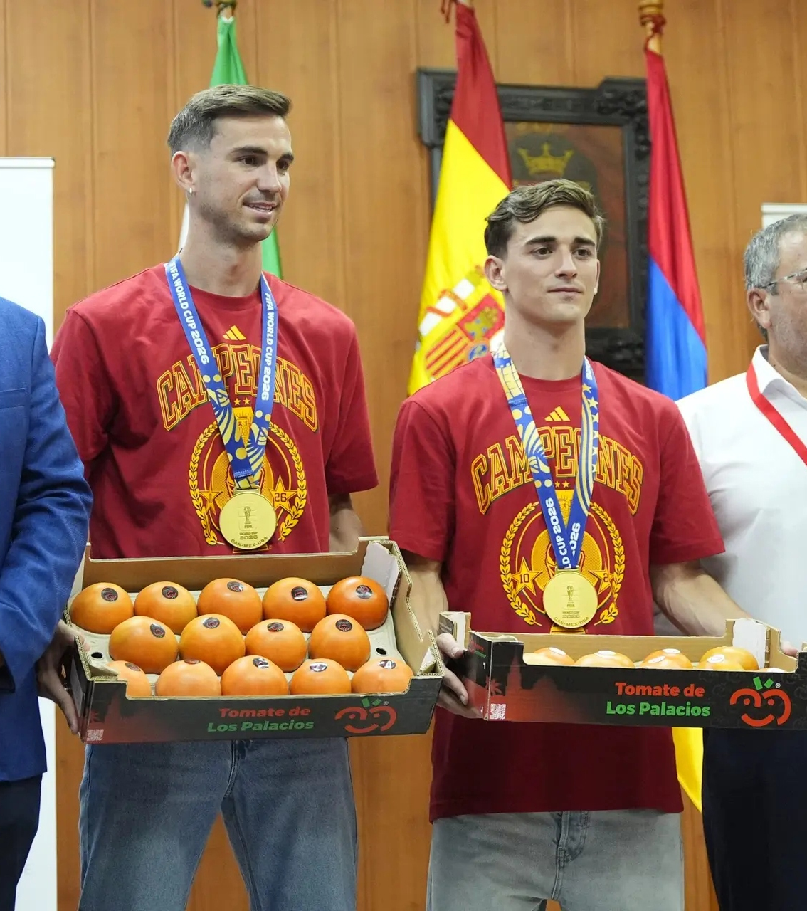 Spain's World Cup Heroes Rewarded With Their Weight in Tomatoes After Historic Victory